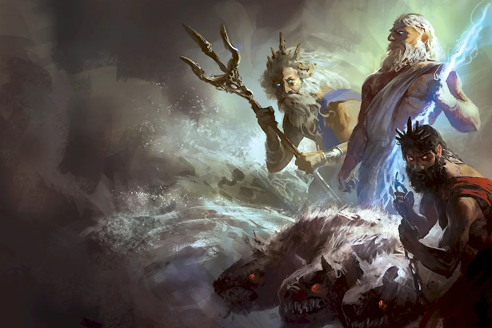 Zeus Poseidon and Hades are brothers