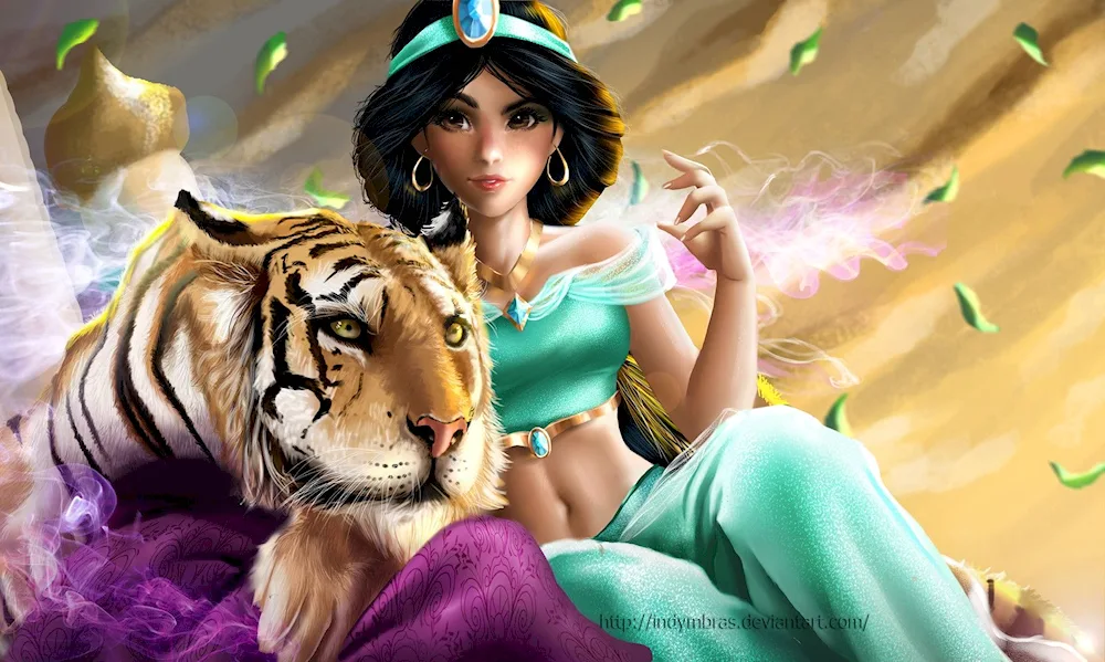 Jasmine with tiger