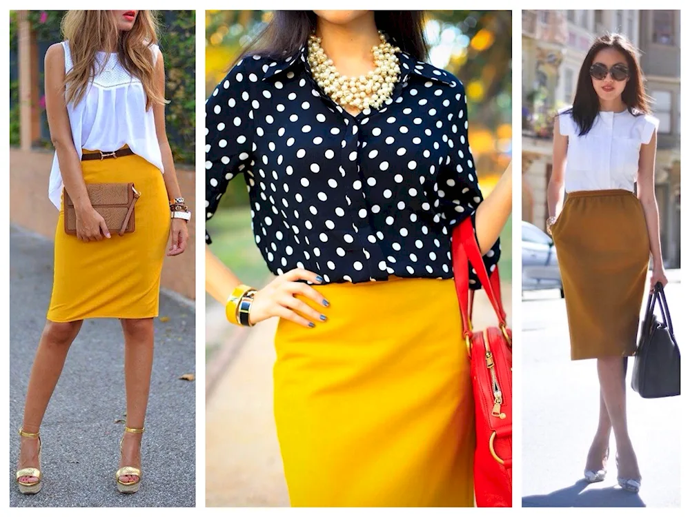 Winter midi skirt