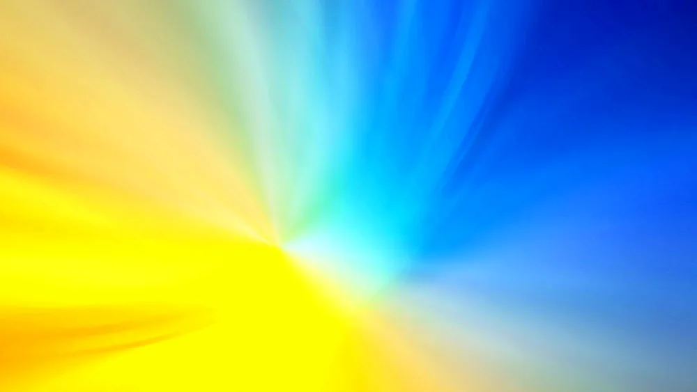 Yellow blue background