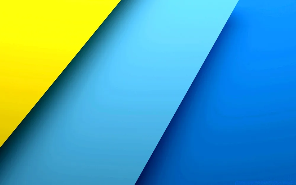 Yellow blue abstract