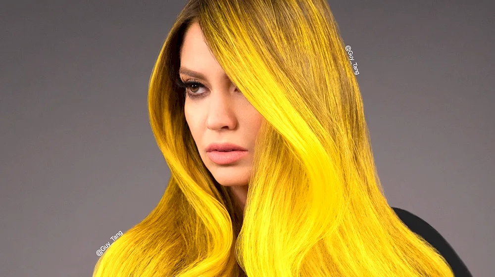 Girl with golden hair