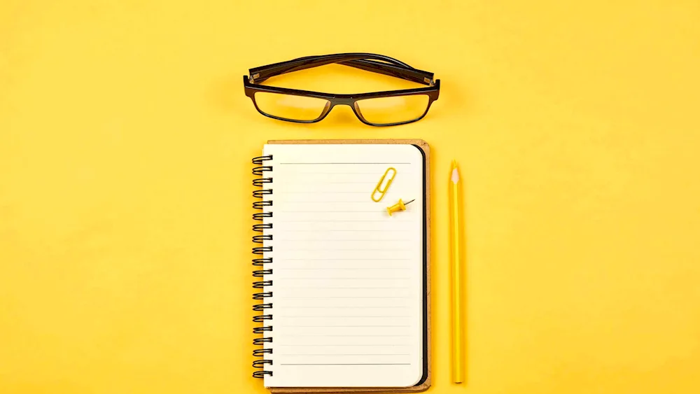 Yellow notebook