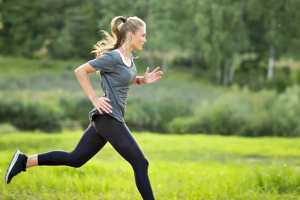 Woman running