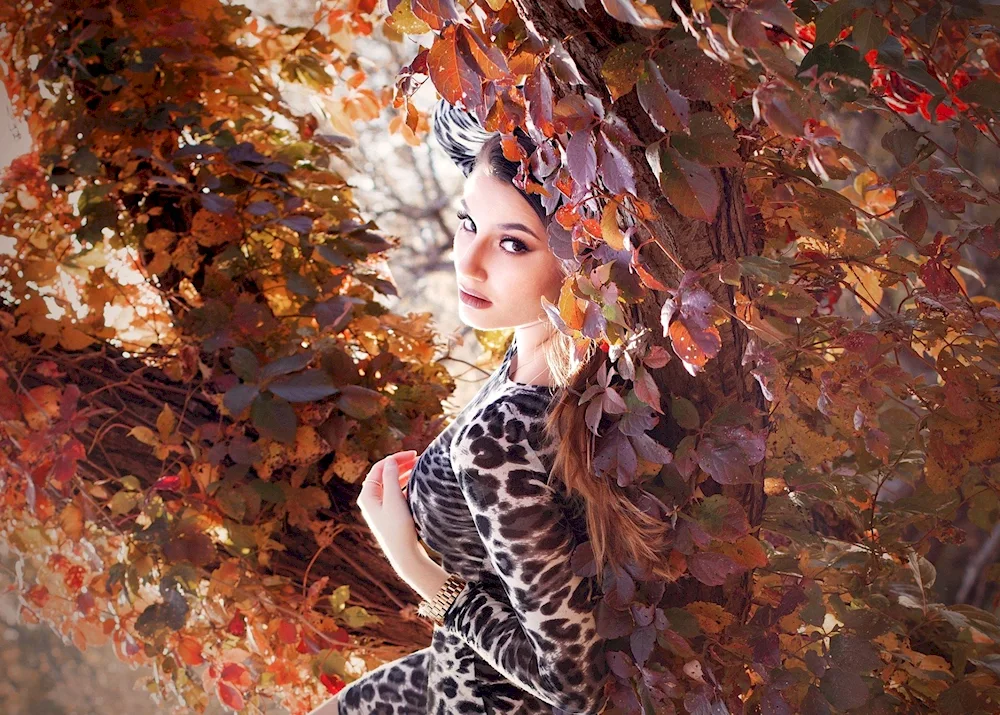 Autumn woman