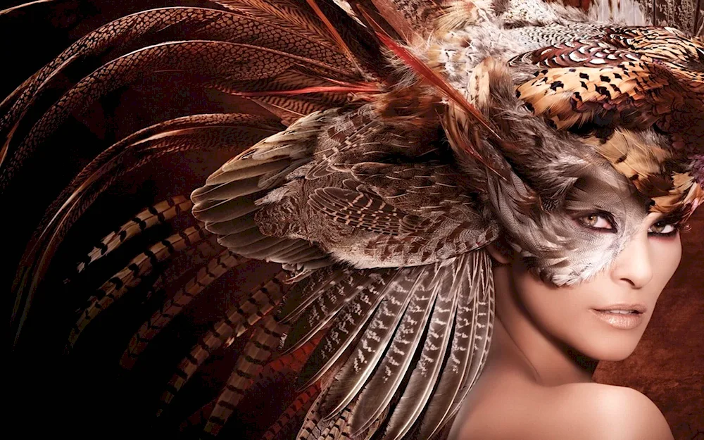 Woman bird