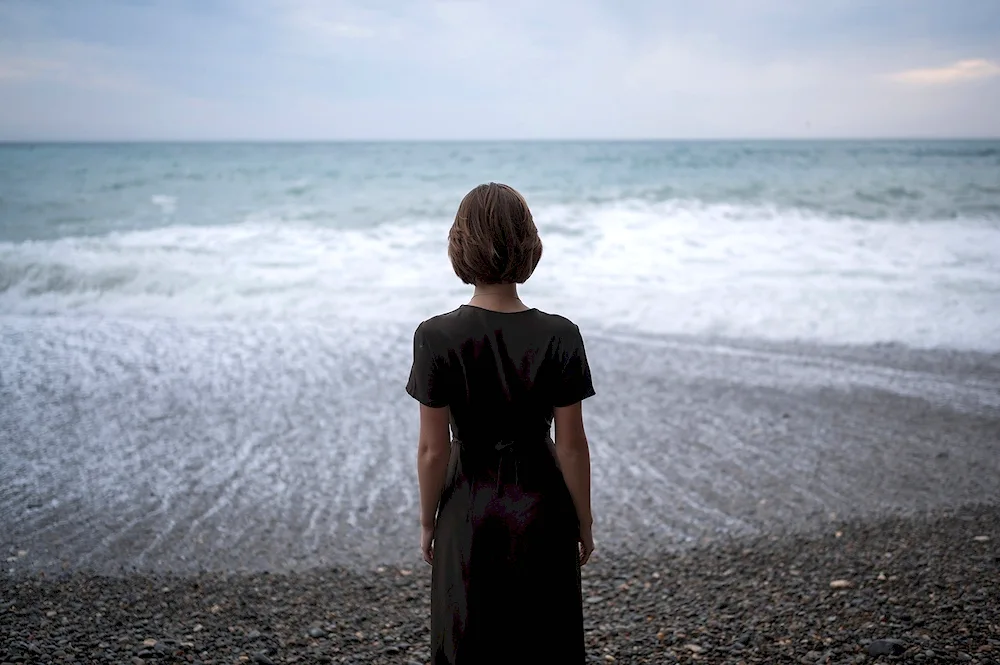 Woman with back