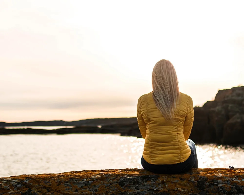 Woman with a back bob