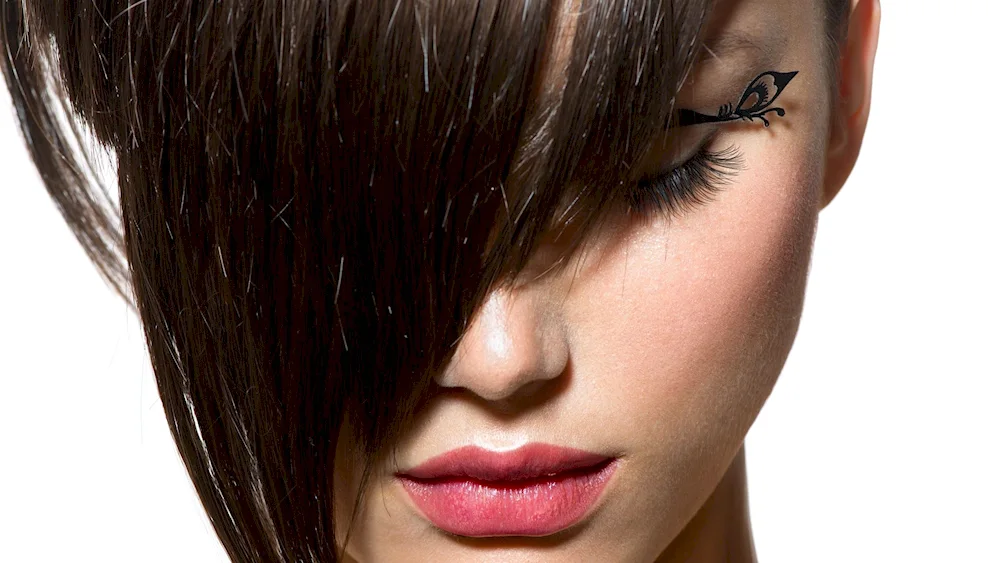 Women's bangs