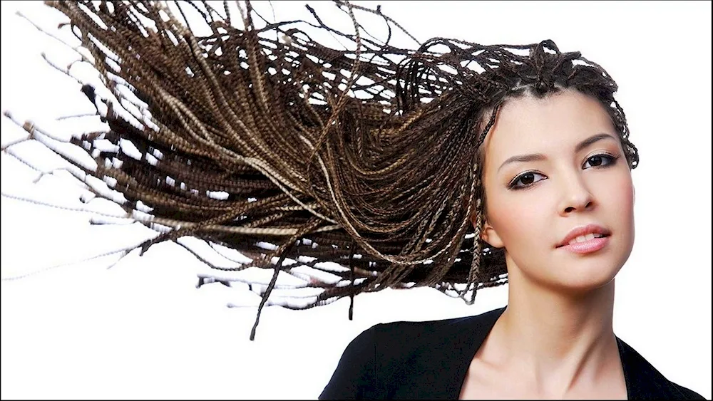 2 Afro braids