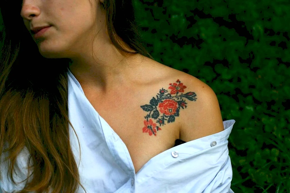 Boho tattoo for girls