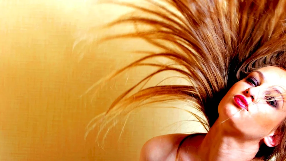 Bleached hair