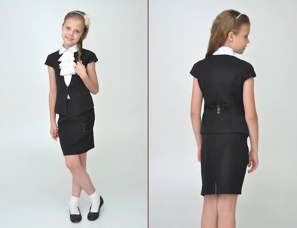 Vest and skirt school