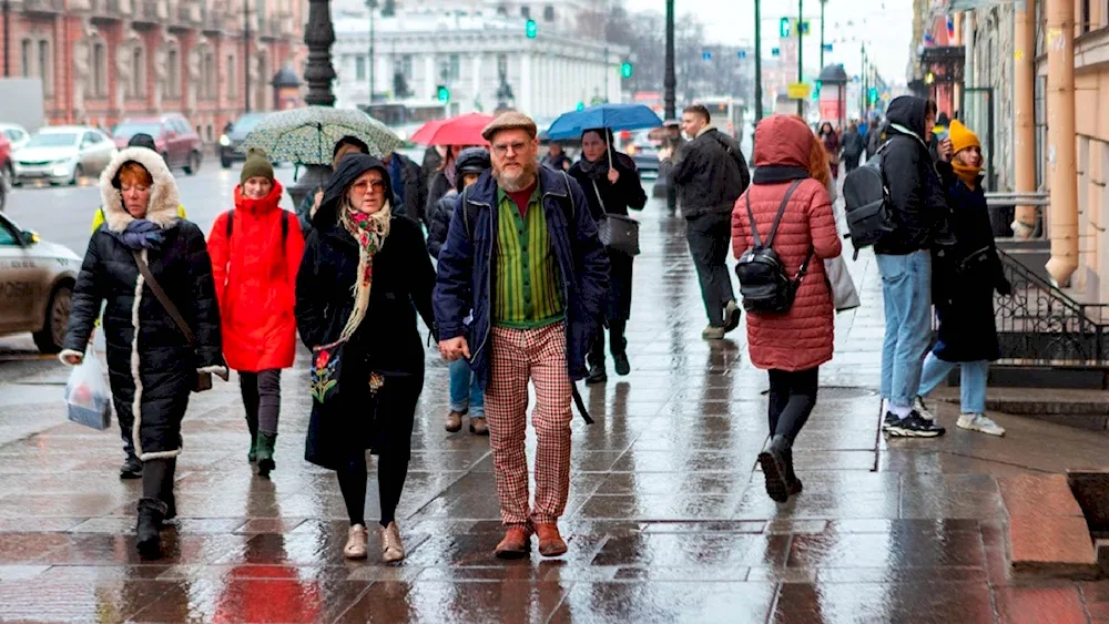 Residents of St. Petersburg