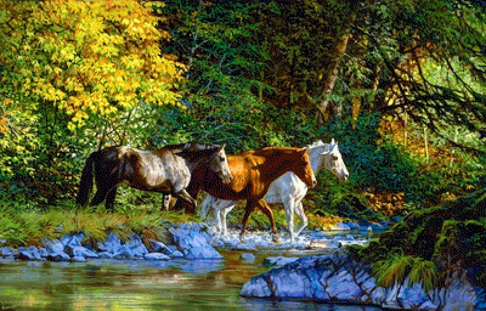 Paintings of horses
