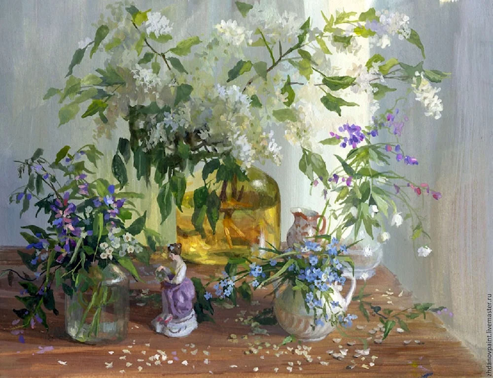Painting cherry Vladimir Zhdanov