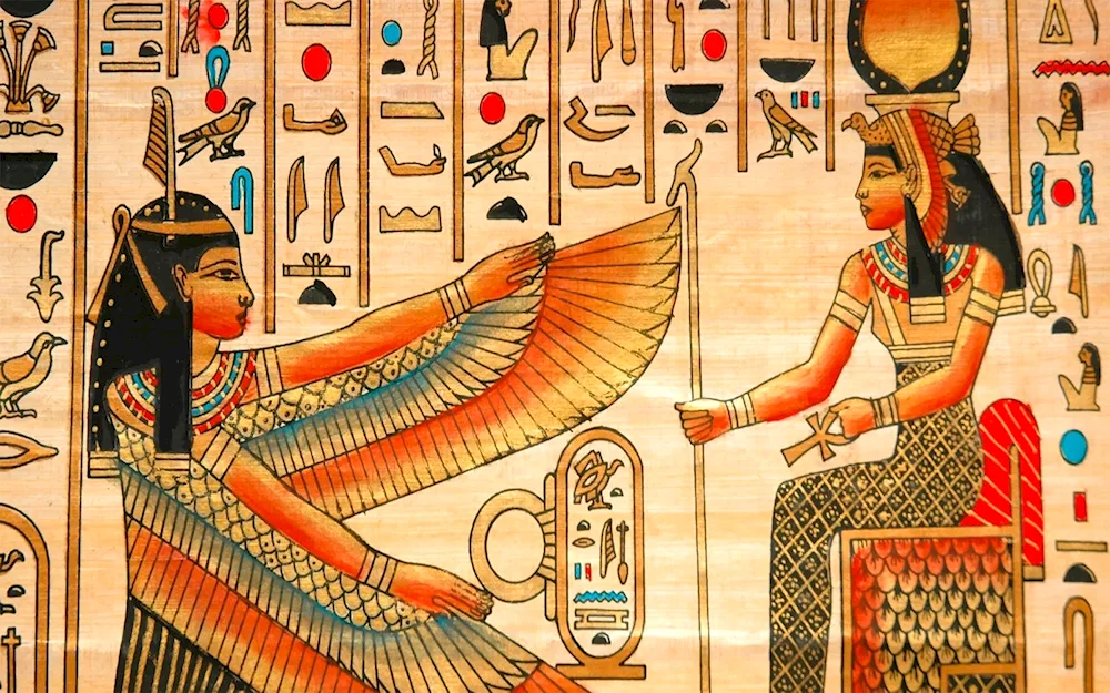 Painting ancient Egyptian colours