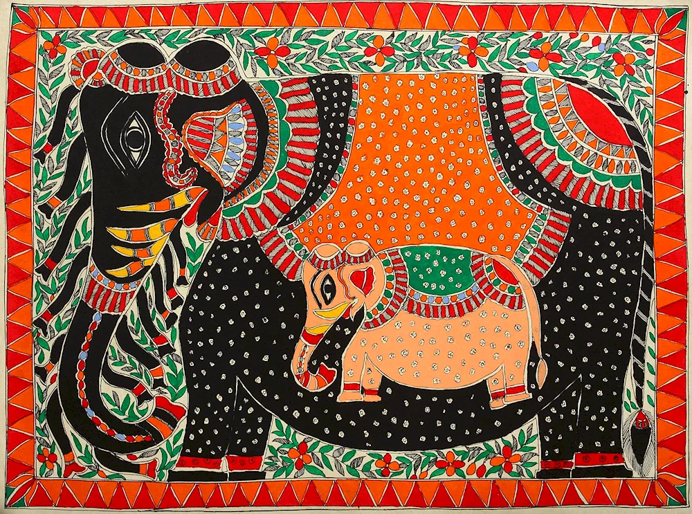 Madhubani painting India