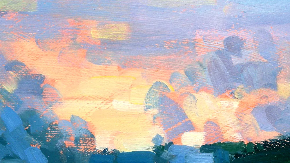 Paintings in pastel colours