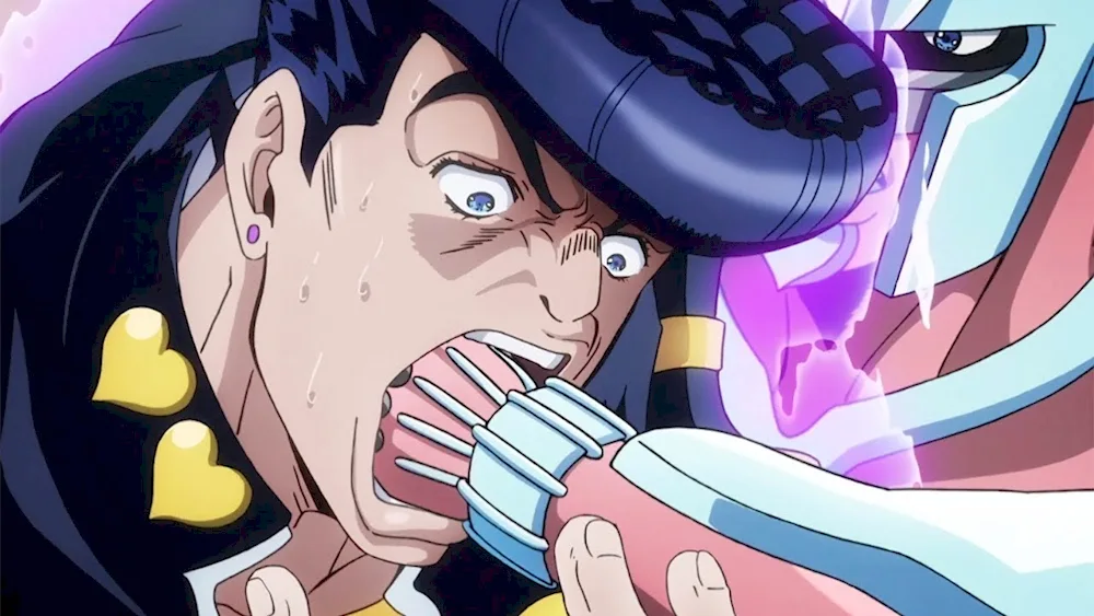 Josuke cries Jojo