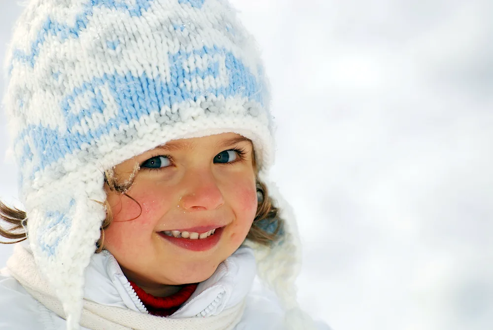 Child in winter