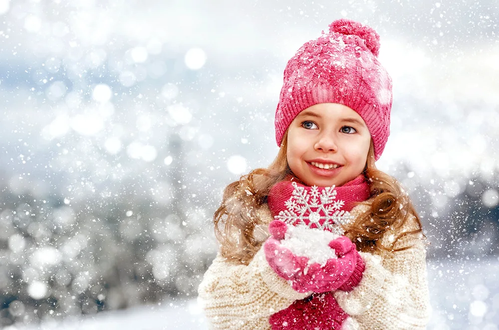 Winter photo shoot children