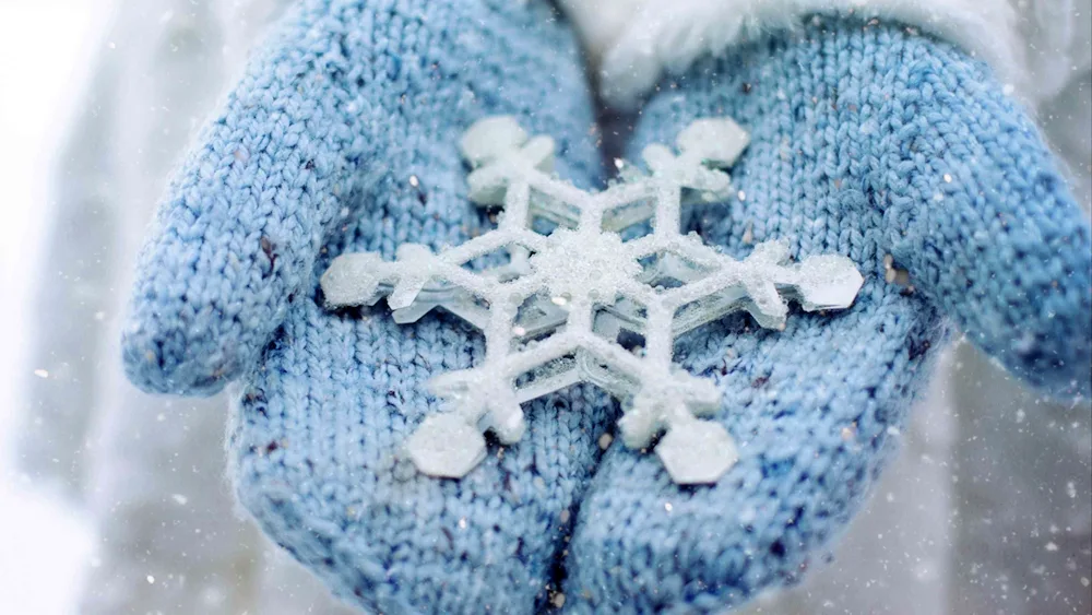 Winter snowflakes