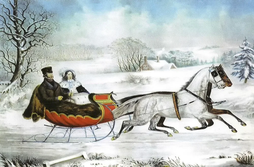 Pushkin's winter road