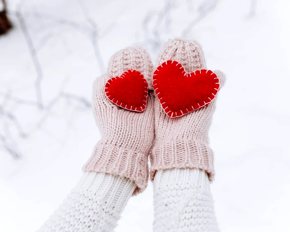 Winter mittens