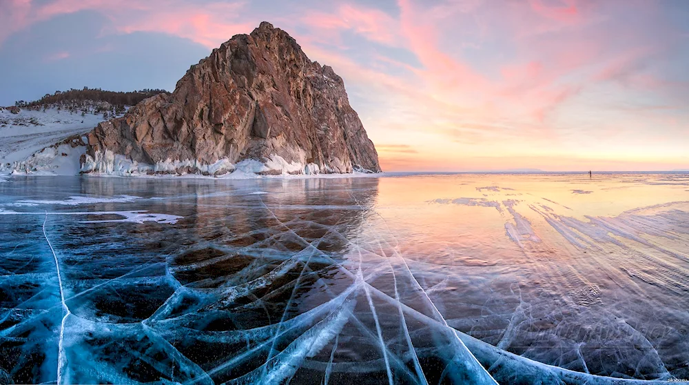 Lake Baikal ice