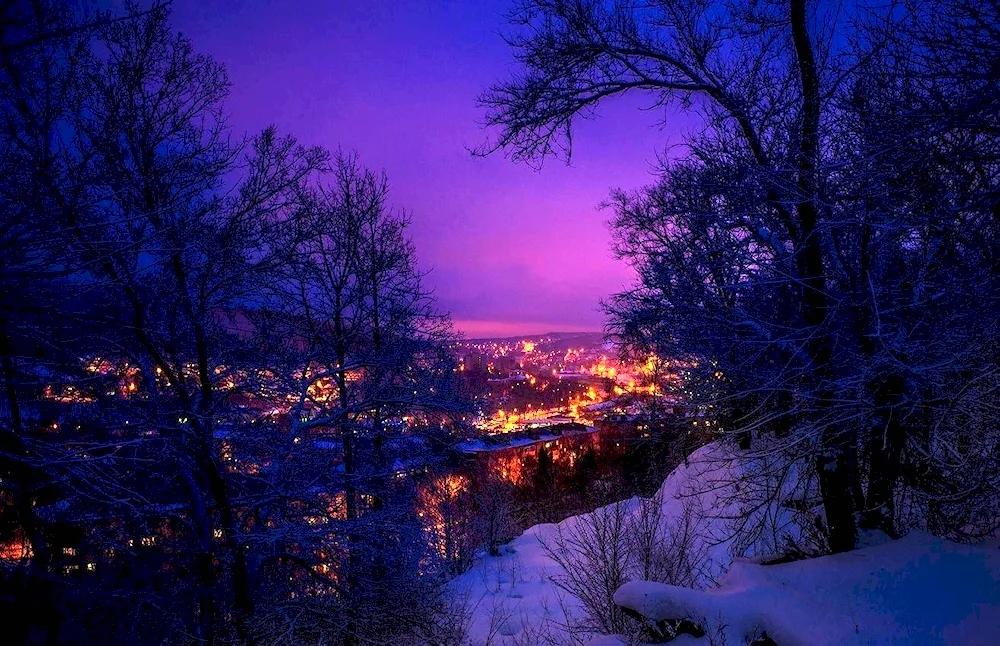 Winter evening