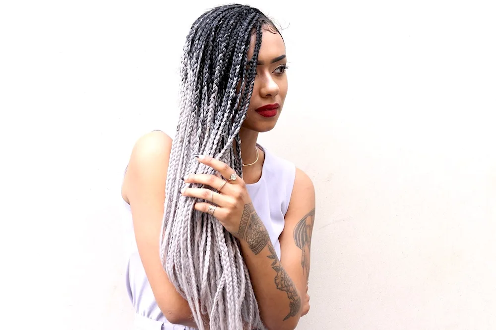 African 2 Braids 530