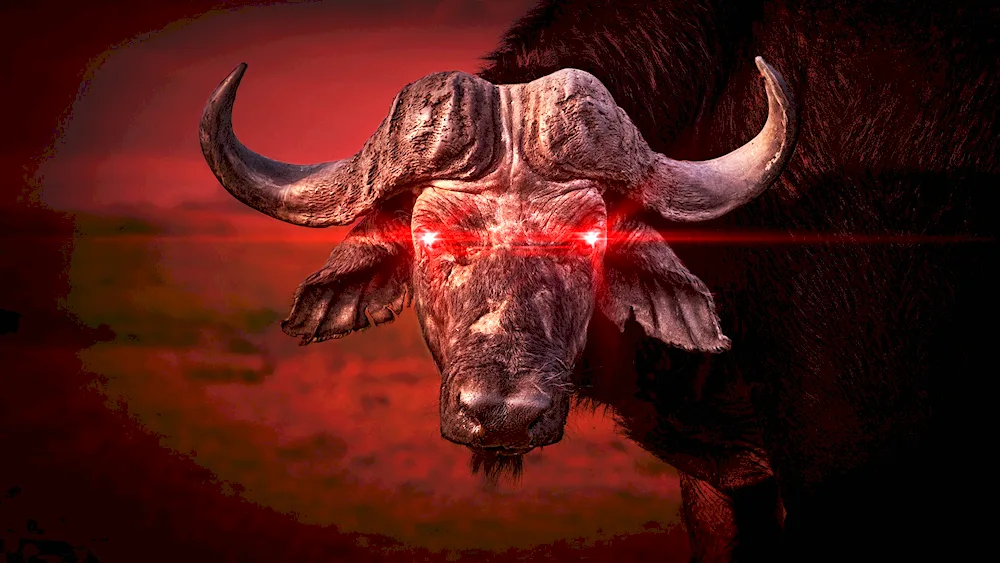 An evil bull