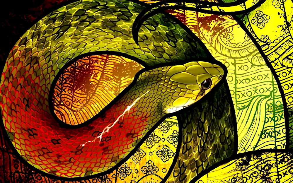 Snake art