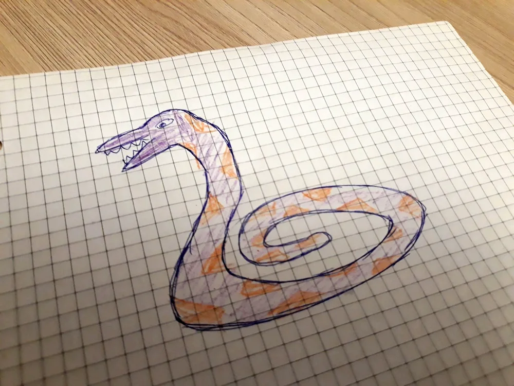 Snake art
