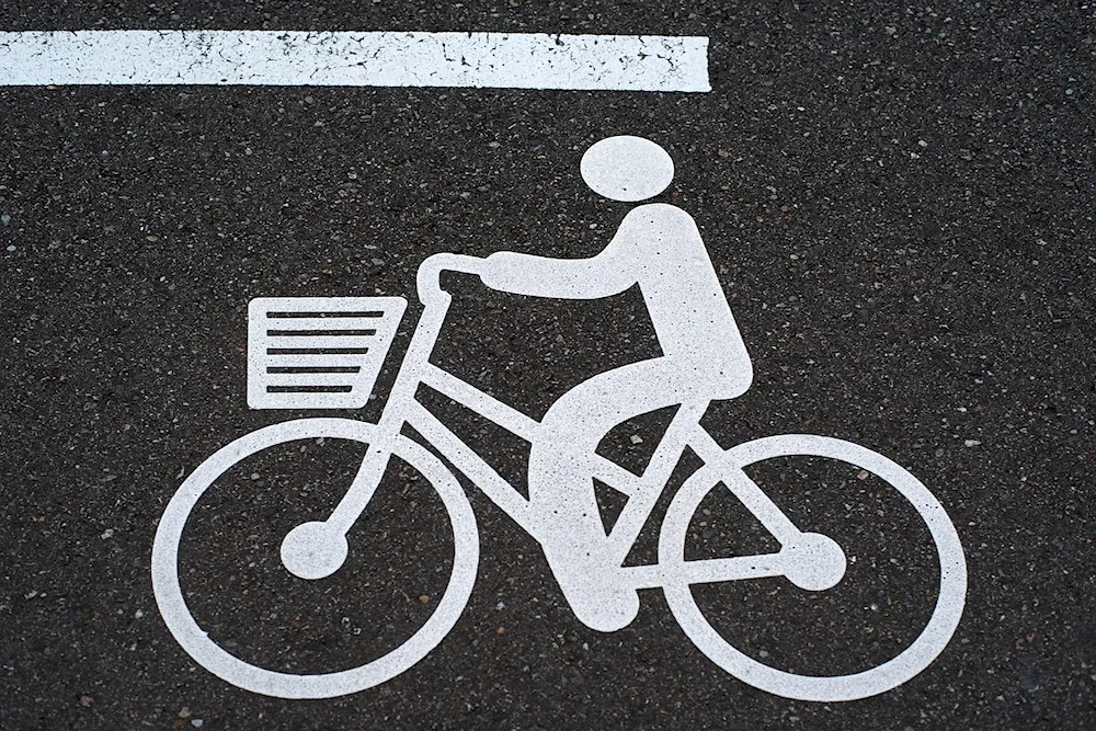 Bicycle lane marking