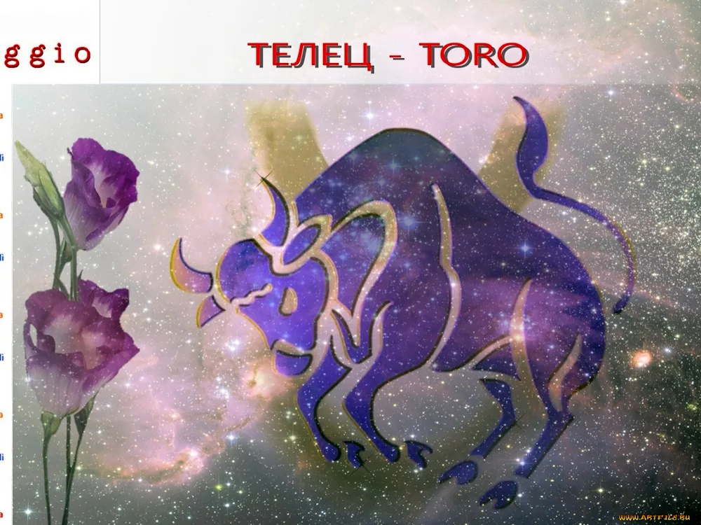 The zodiac sign Taurus