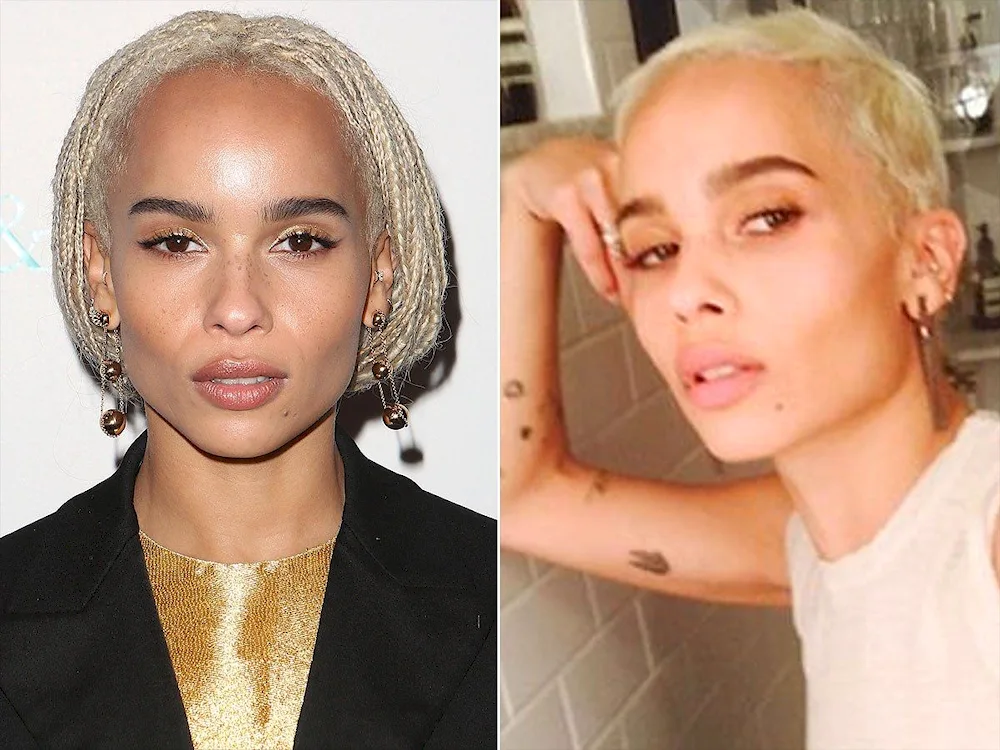 Zoe Kravitz blond