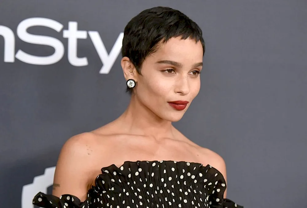 Zoe Kravitz with short hair