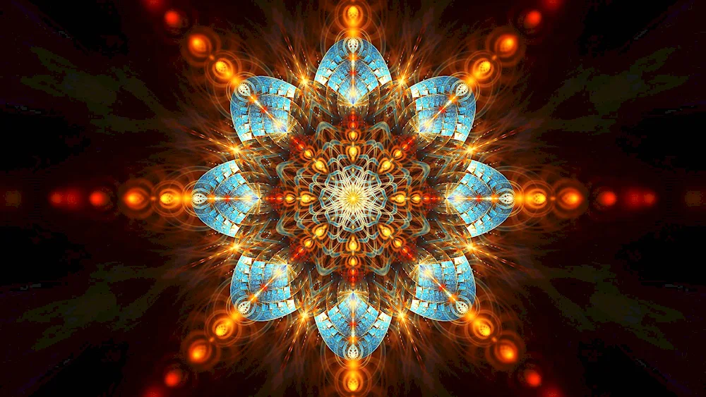 Golden Aum Mandala