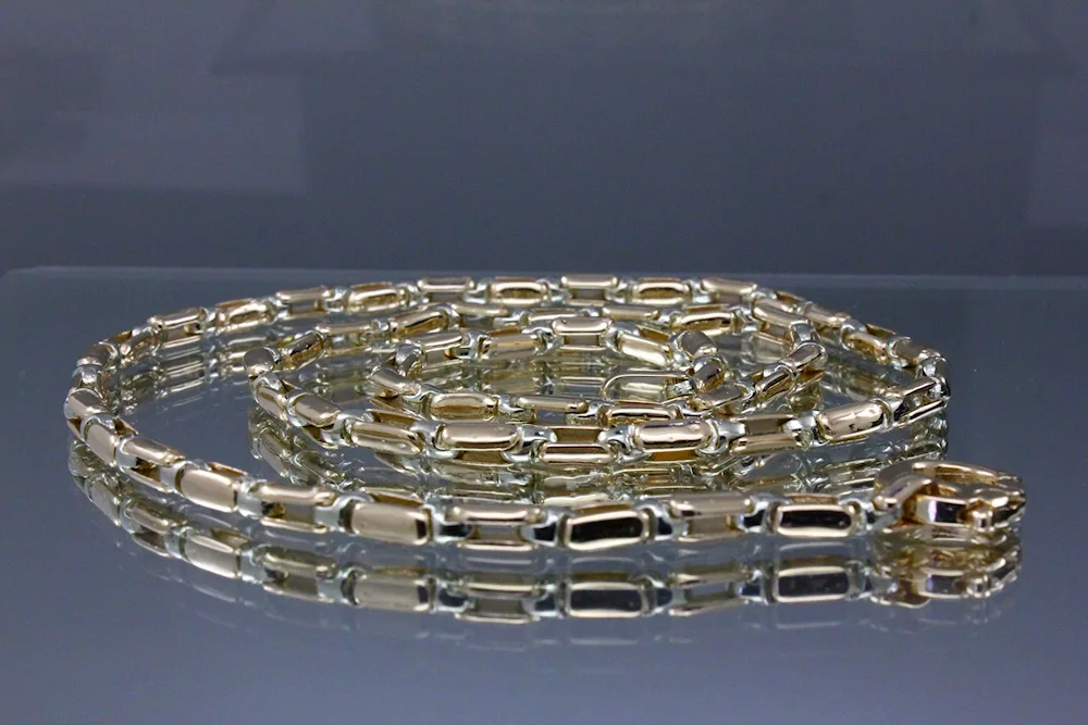 Pancake chain silver 10mm