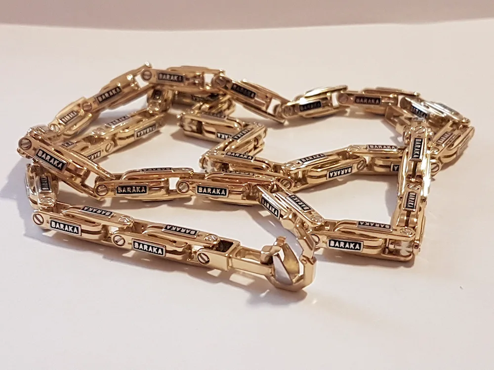 Silver chain anchor weave
