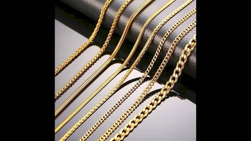 Silver chain 40 cm