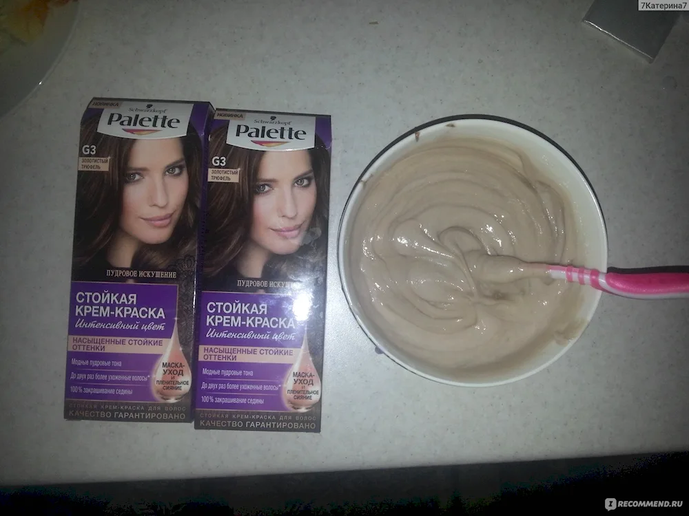 Golden truffle hair dye palette g4