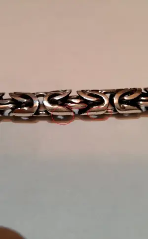 Gold bracelet braiding Cardinal