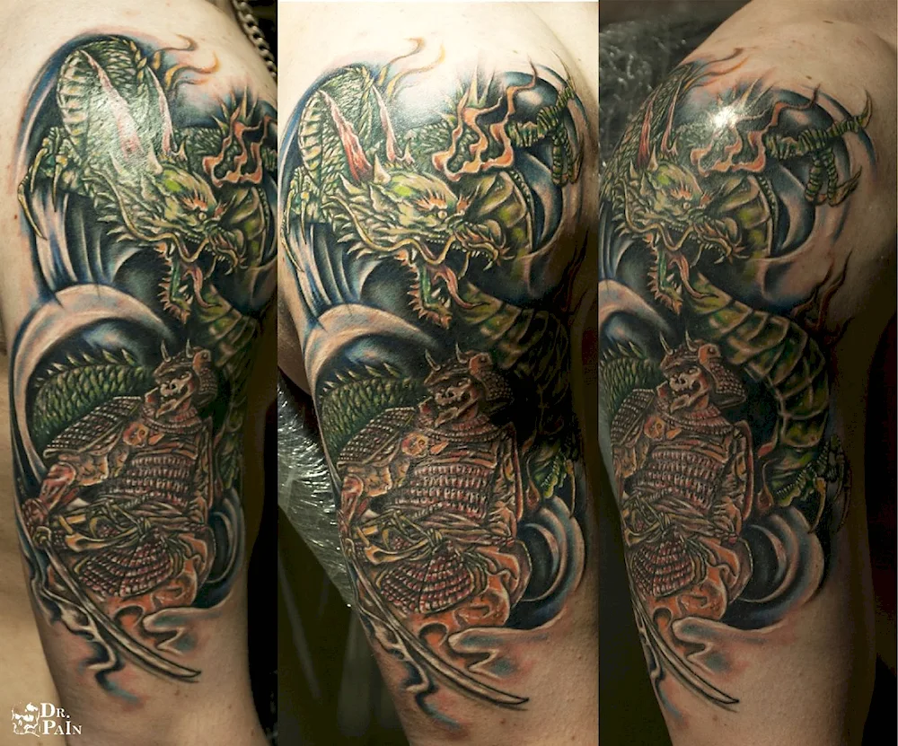 Tattoo trayble dragon