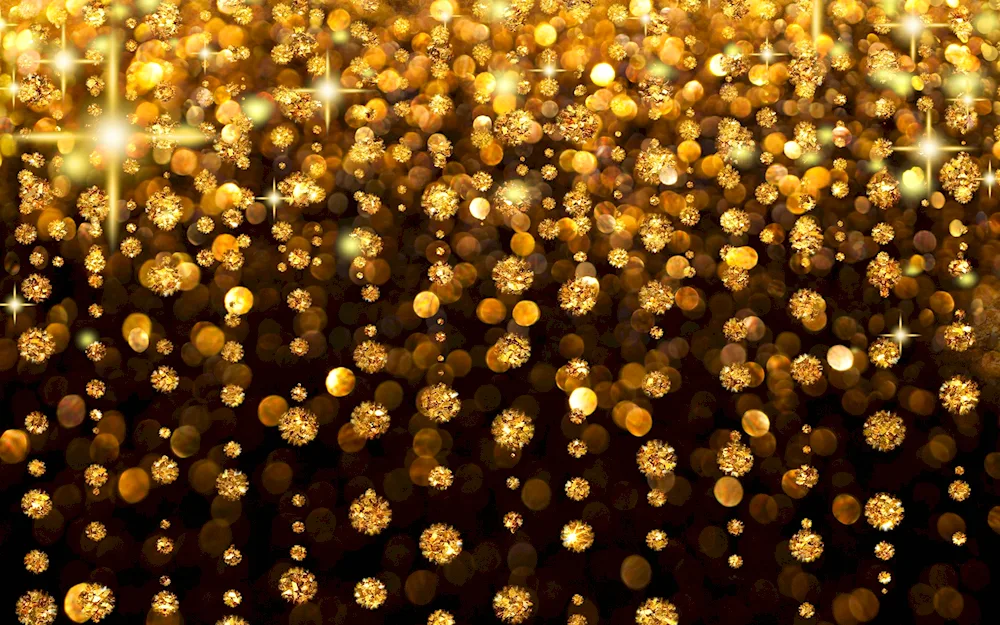 Gold sequins