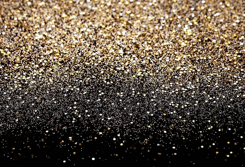 Gold glitter