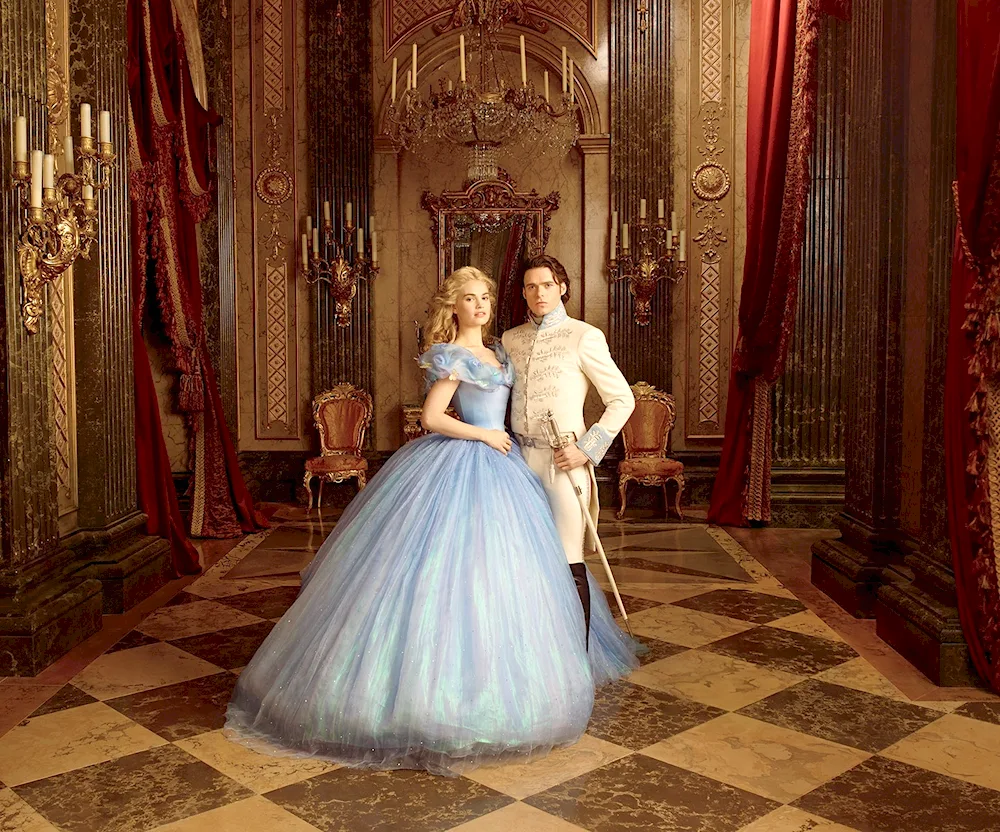 Girl in a royal dress