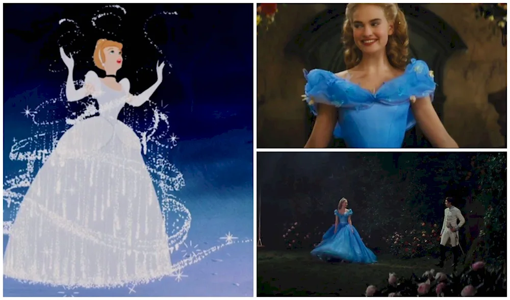 Lily James Cinderella hairstyle